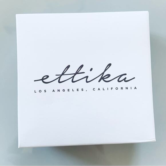 Ettika Silver Chain Delicate Necklace Moon Thin Design Jewelry NEW IN BOX - Picture 6 of 7